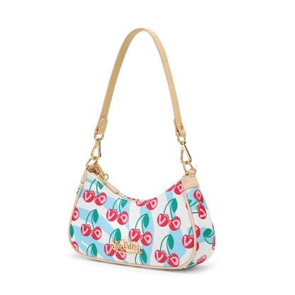 Cherries Shoulder Bag - White