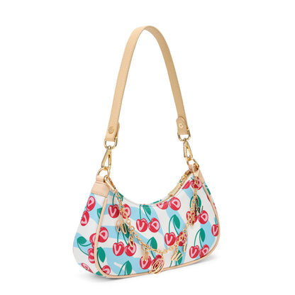 Cherries Shoulder Bag - White