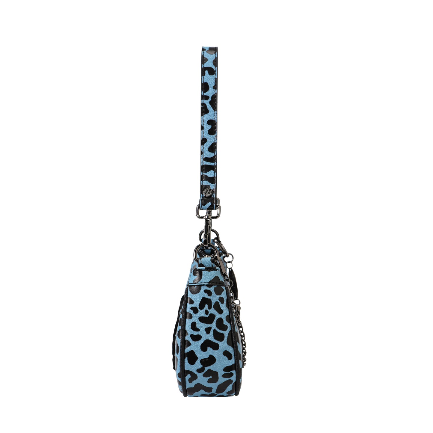 Blueberry Cheetah Shoulder Bag