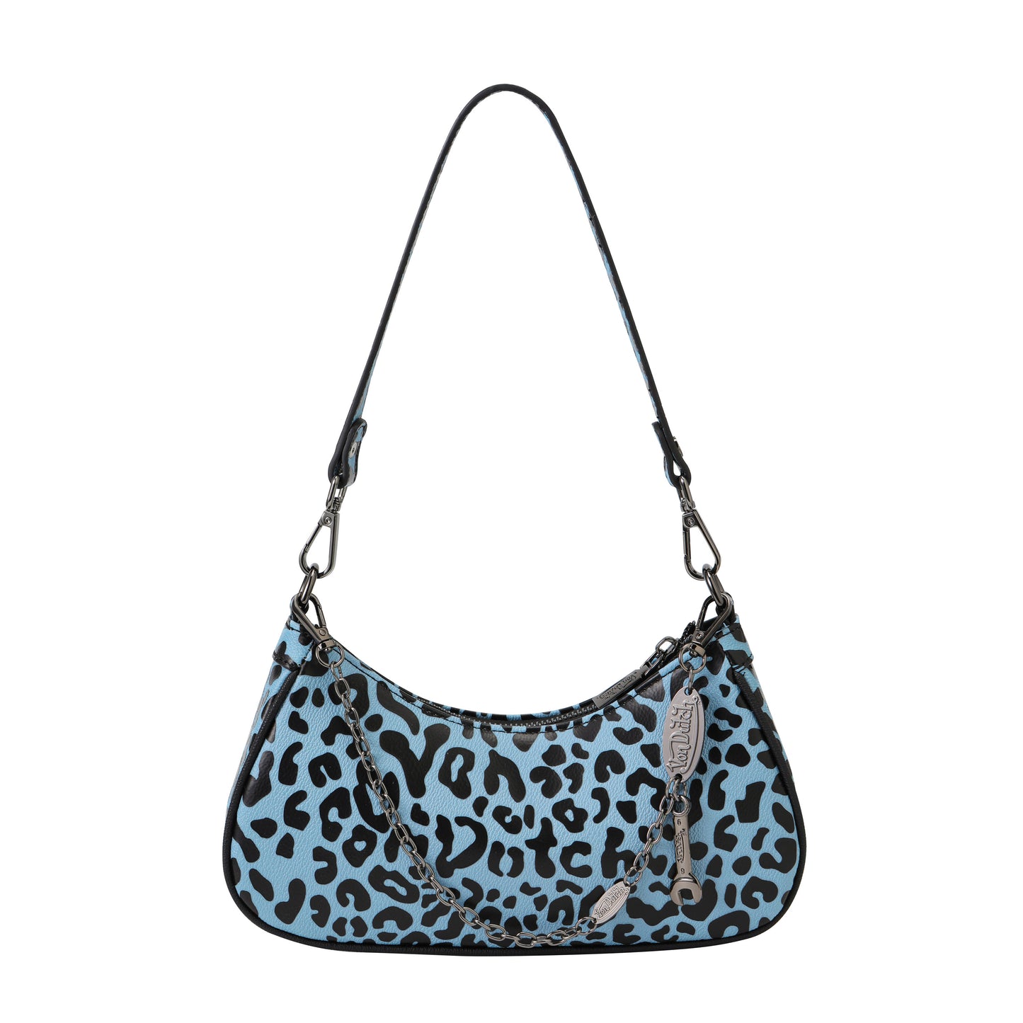 Blueberry Cheetah Shoulder Bag