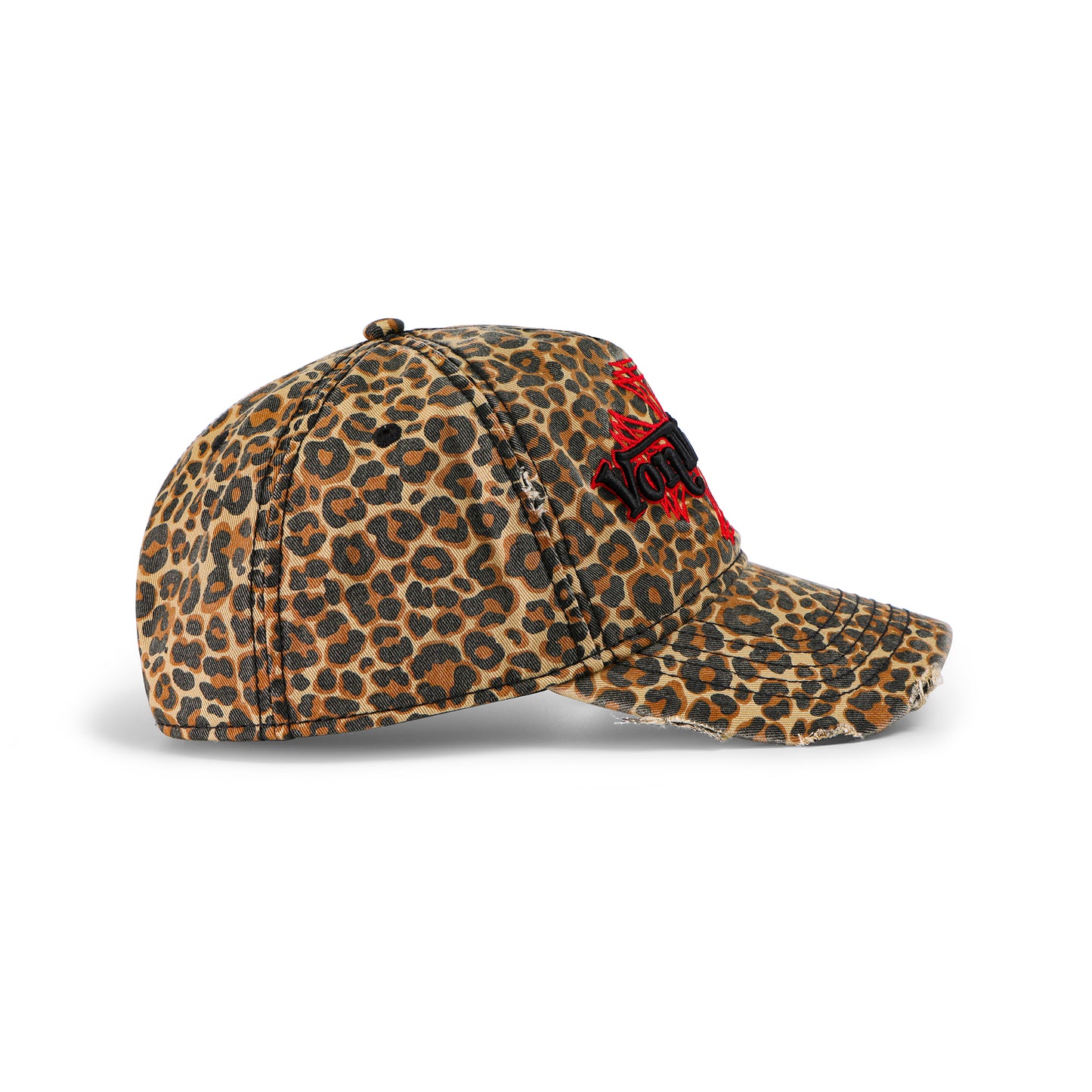 MotoCross Strapback Hat - Leopard