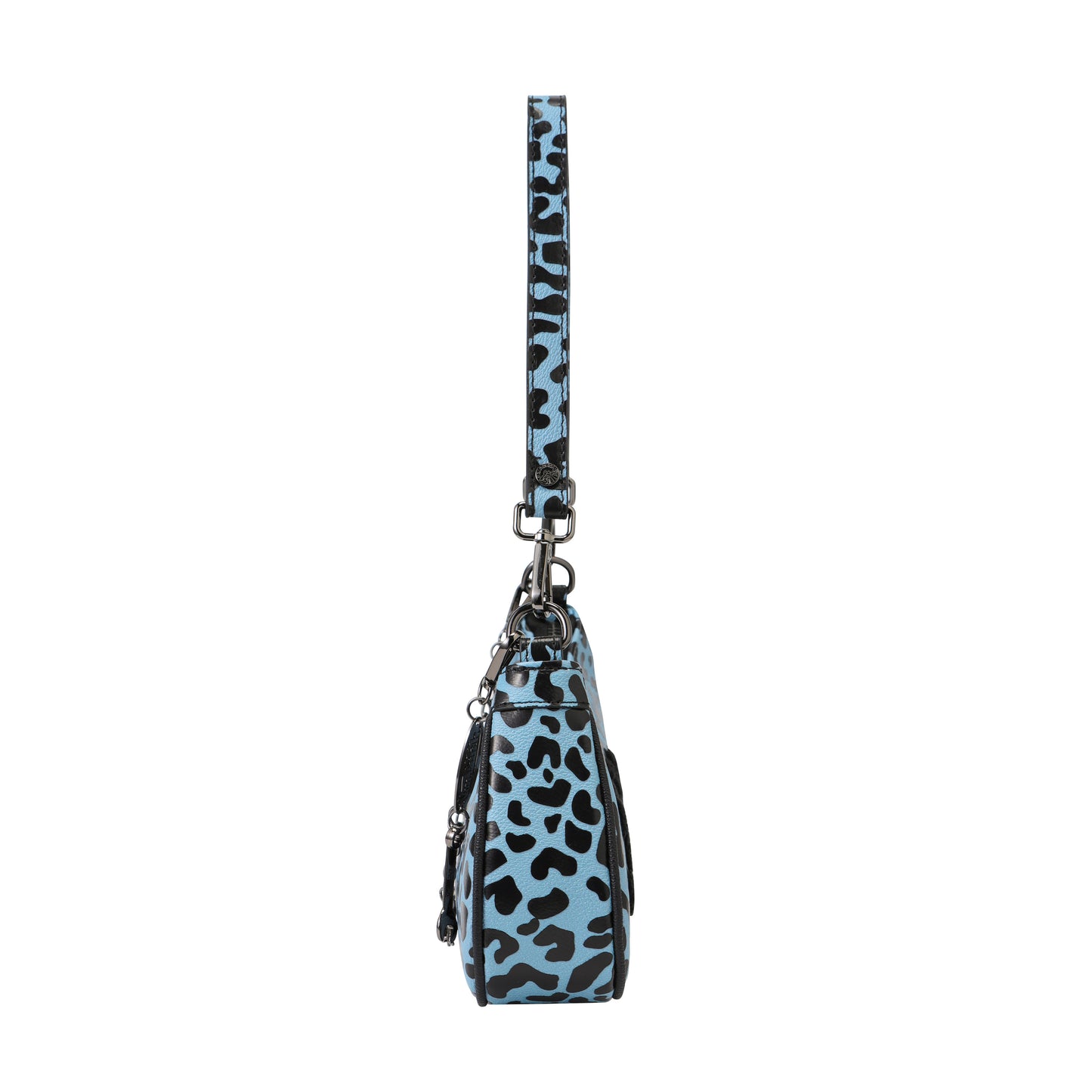 Blueberry Cheetah Shoulder Bag