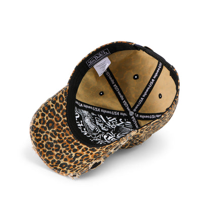 MotoCross Strapback Hat - Leopard