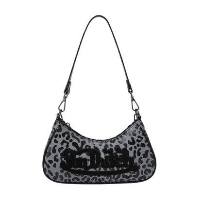 Grey Cheetah Shoulder Bag