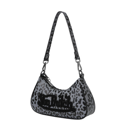 Grey Cheetah Shoulder Bag