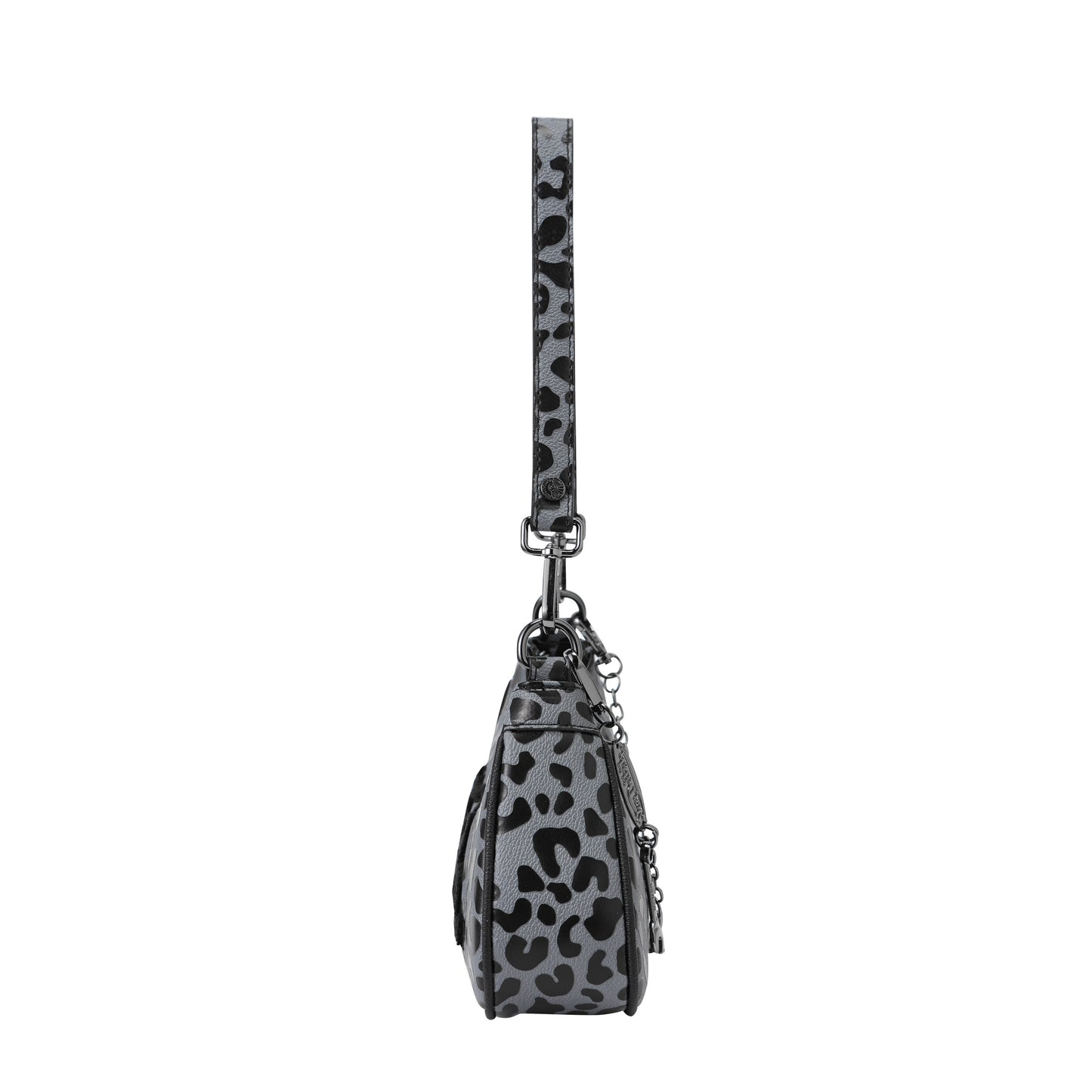 Grey Cheetah Shoulder Bag