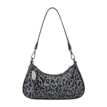 Grey Cheetah Shoulder Bag