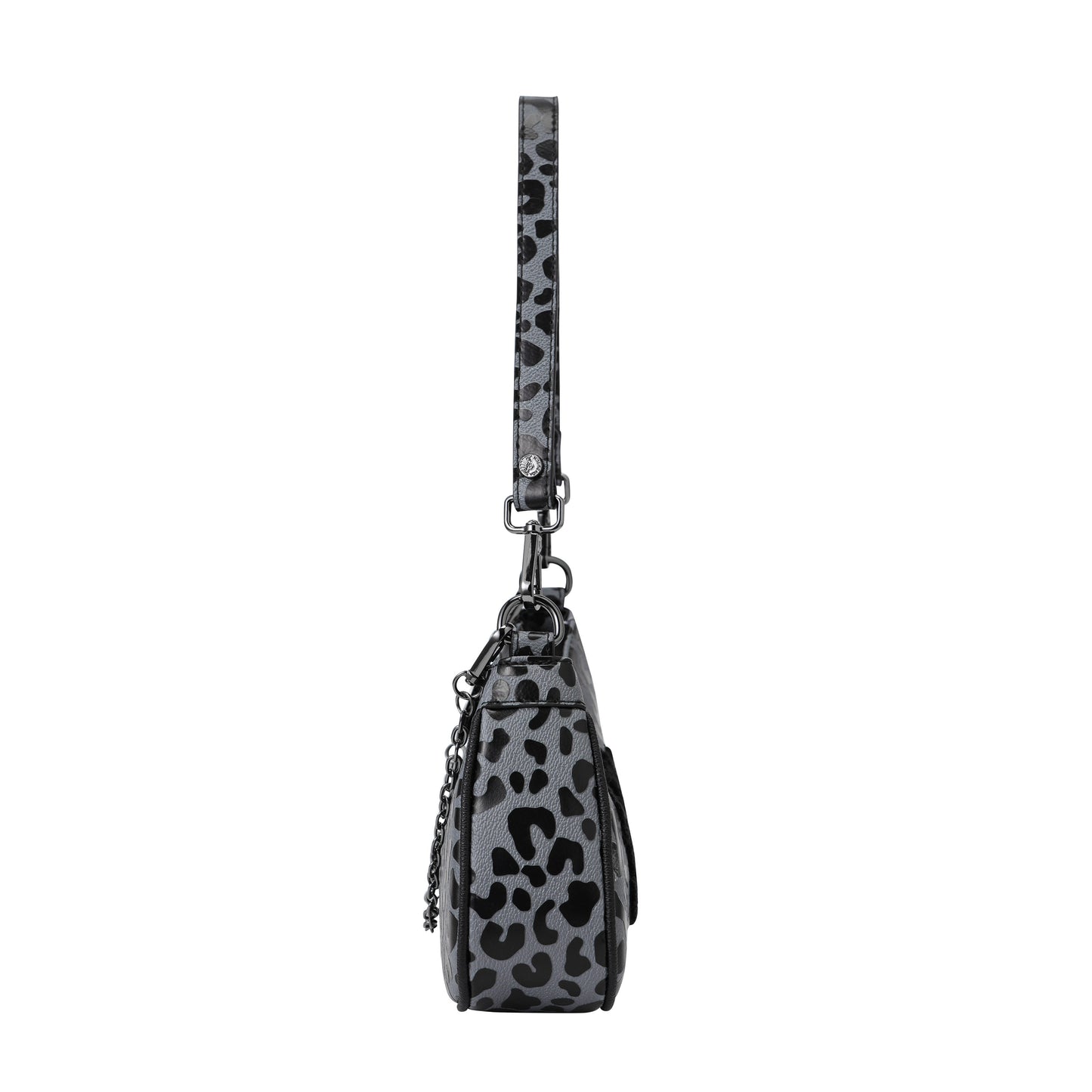 Grey Cheetah Shoulder Bag