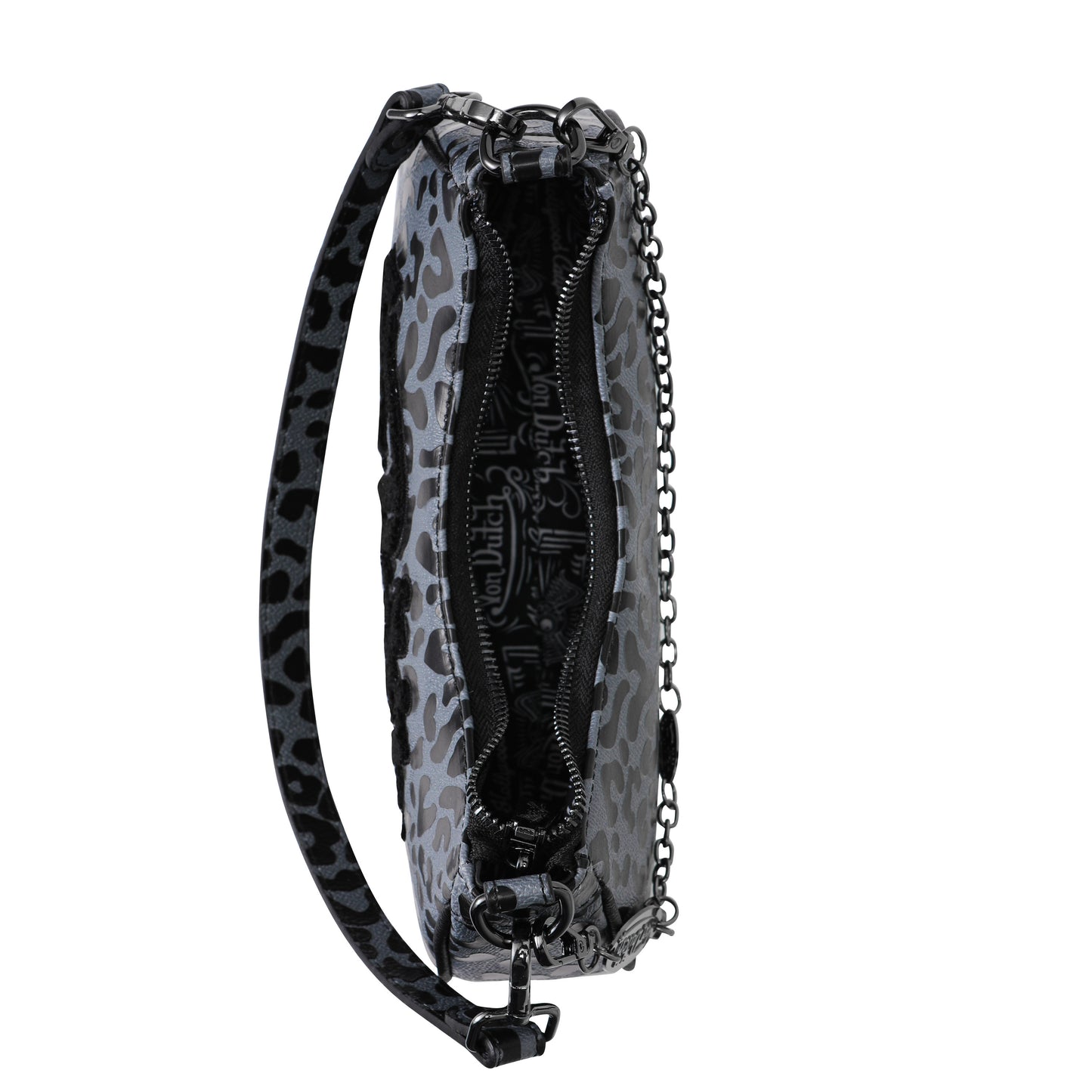 Grey Cheetah Shoulder Bag