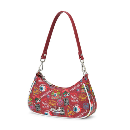Red Jax Shoulder Bag