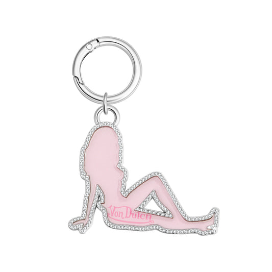 I.AM.GIA X VON DUTCH GIRL KEYCHAIN - CAMO