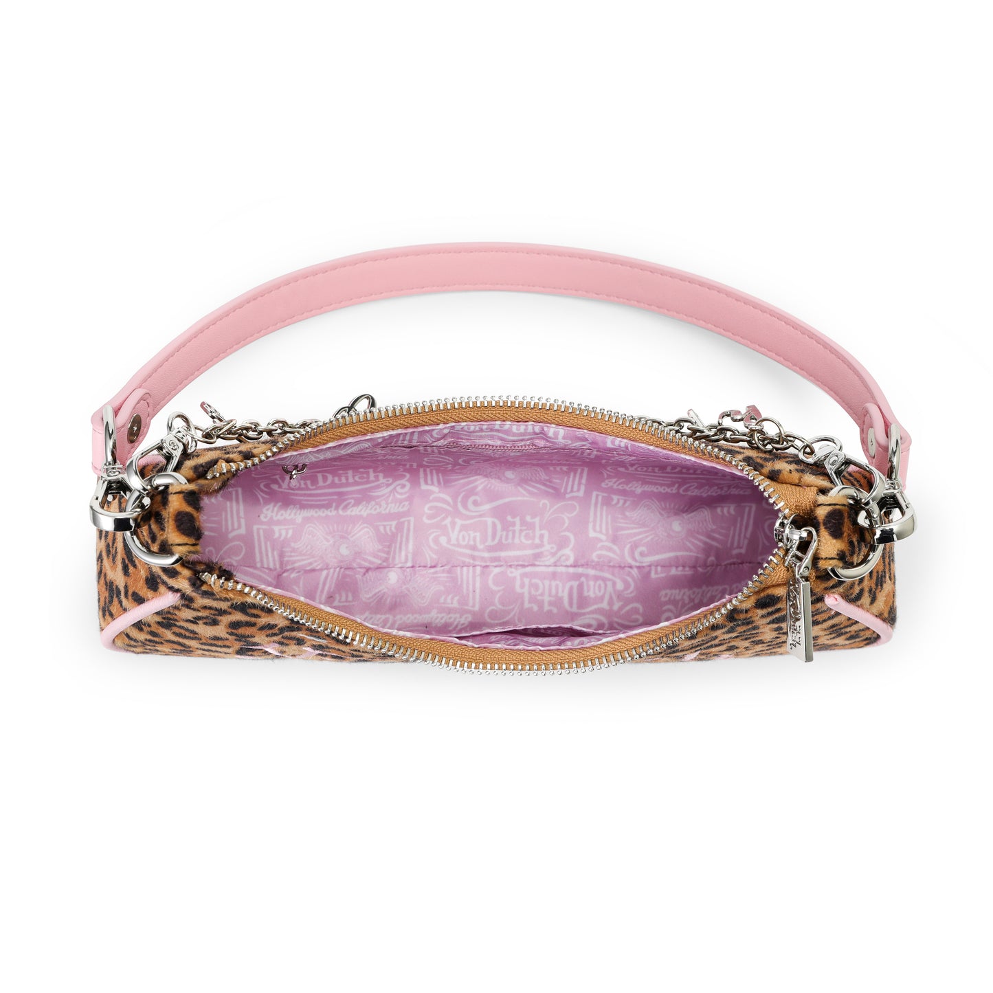 Pink Leopard Shoulder Bag