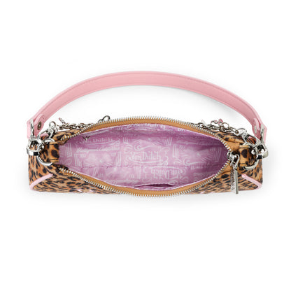 Pink Leopard Shoulder Bag