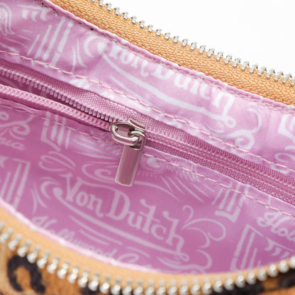Pink Leopard Shoulder Bag