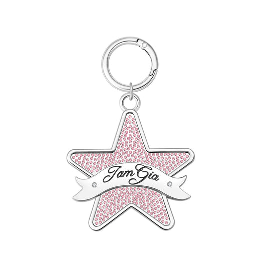 I.AM.GIA X VON DUTCH STAR KEYCHAIN - PINK