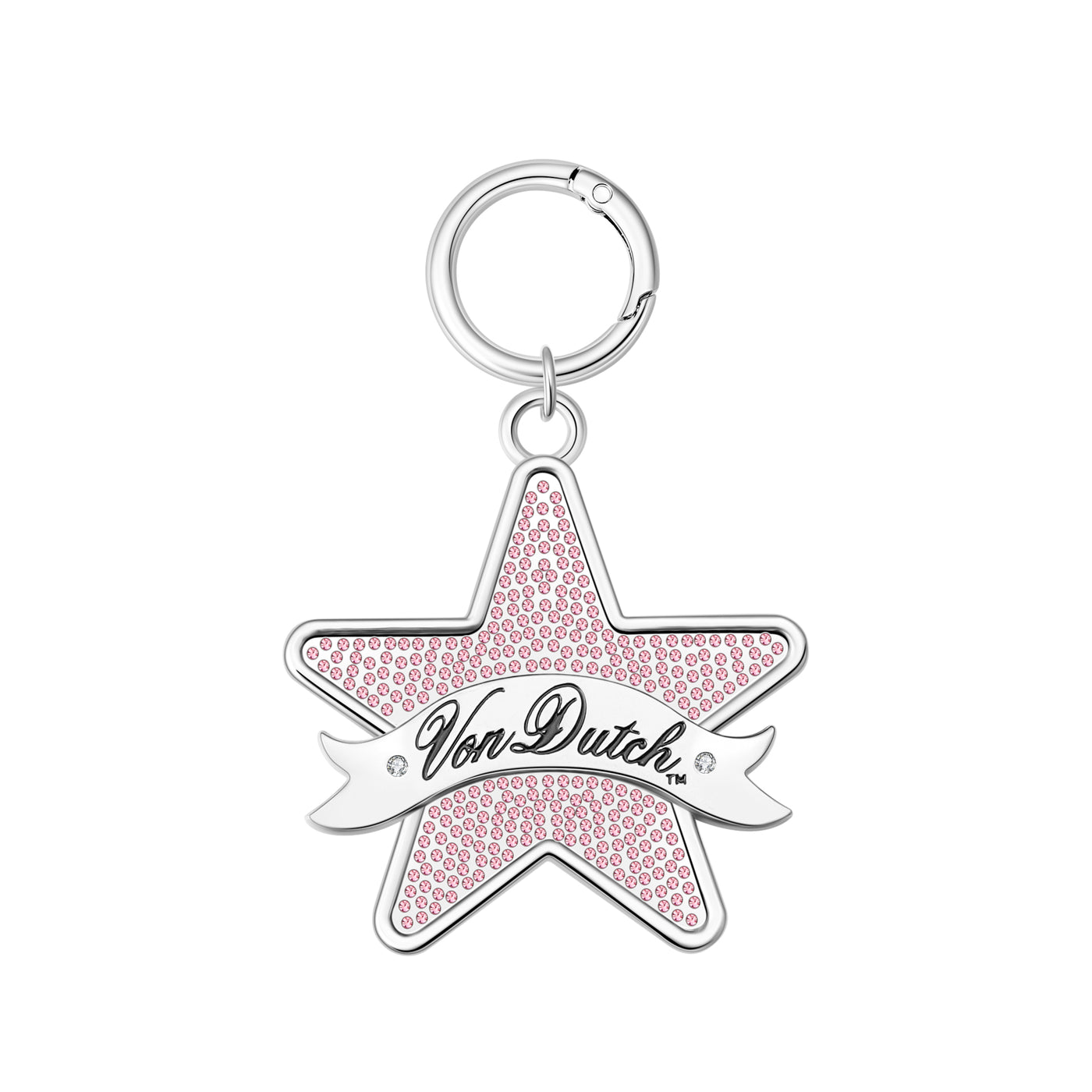 I.AM.GIA X VON DUTCH STAR KEYCHAIN - PINK