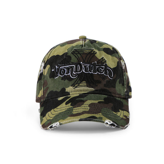MotoCross Strapback Hat - Camo