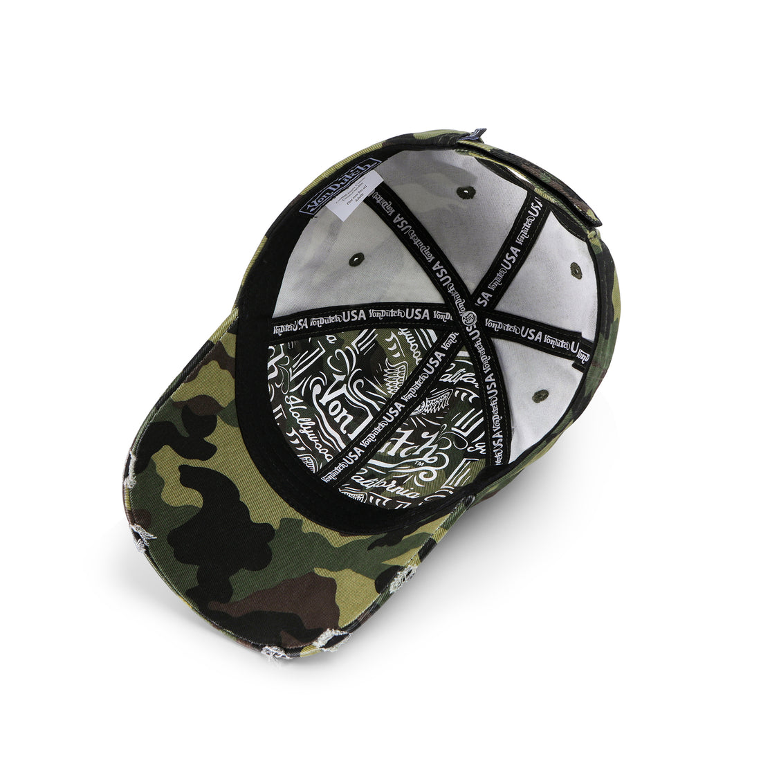 Denim Lowrider Strapback Hat - Camo — image 6
