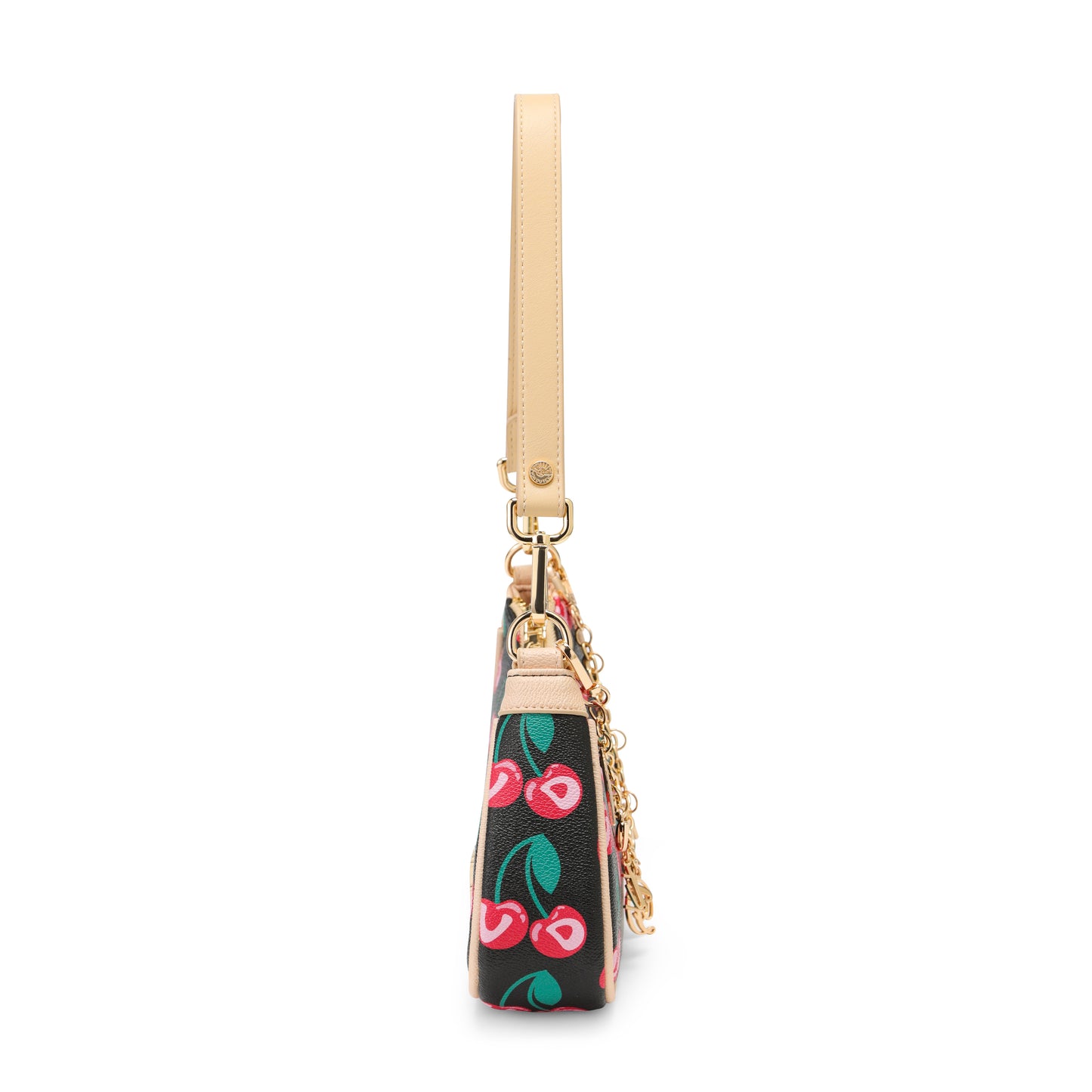 Cherries Shoulder Bag - Black
