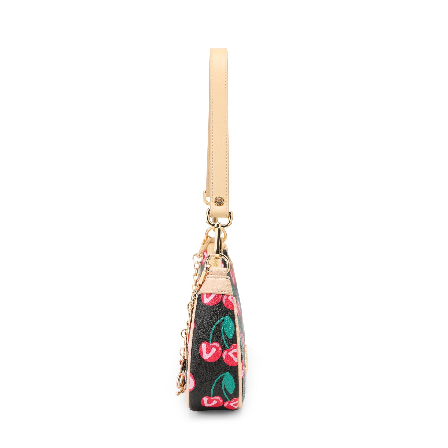 Cherries Shoulder Bag - Black