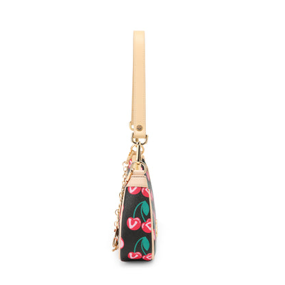 Cherries Shoulder Bag - Black