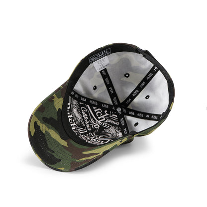 Classic Snapback Hat - Green Camo