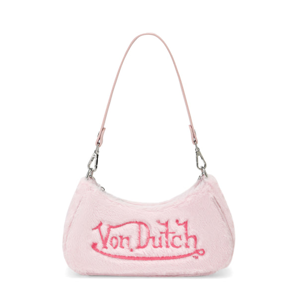 Pink Furry Shoulder Bag