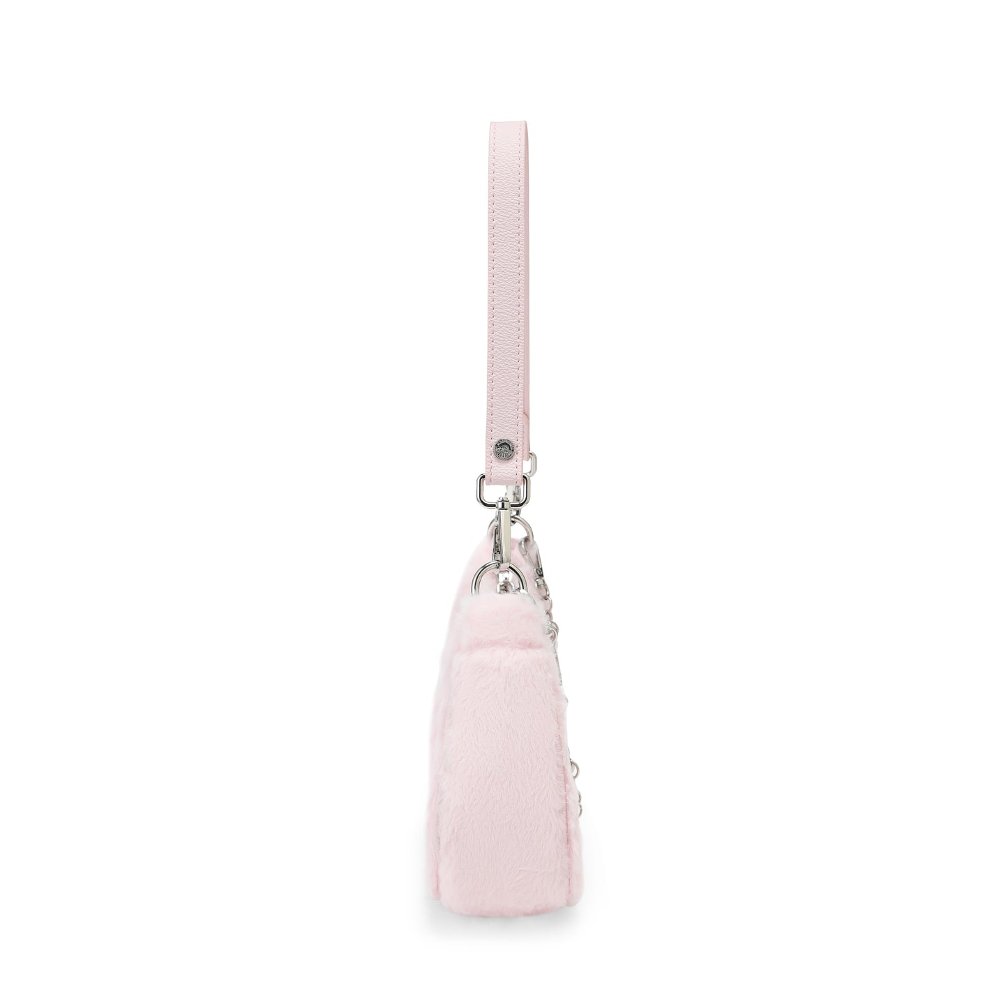 Pink Furry Shoulder Bag