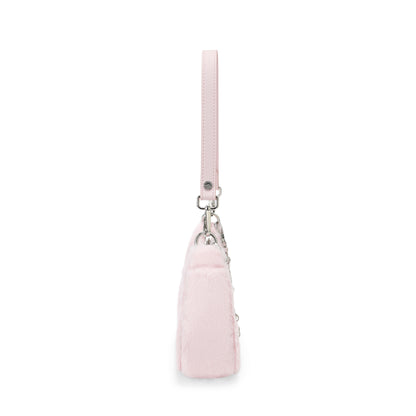 Pink Furry Shoulder Bag