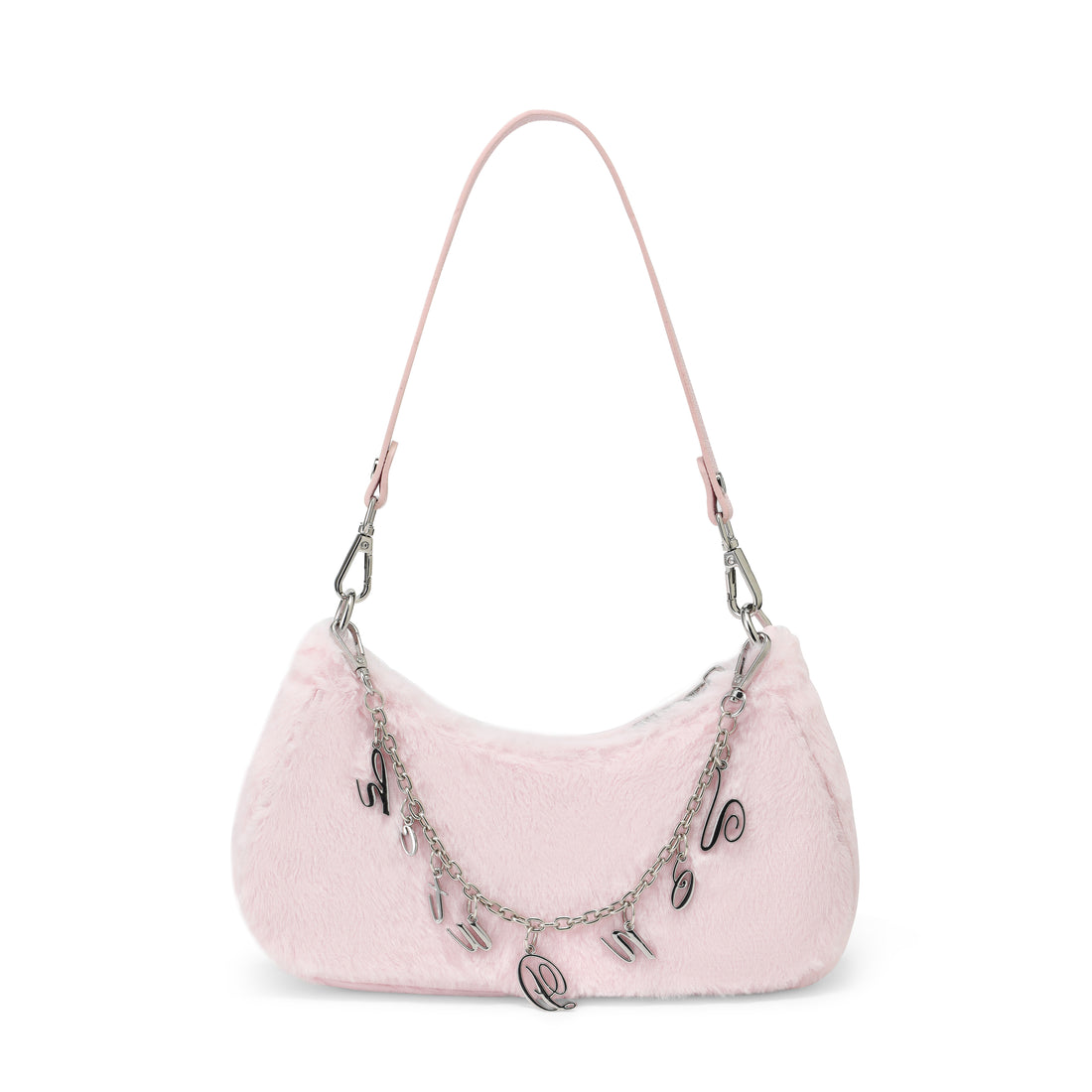 Pink Furry Shoulder Bag