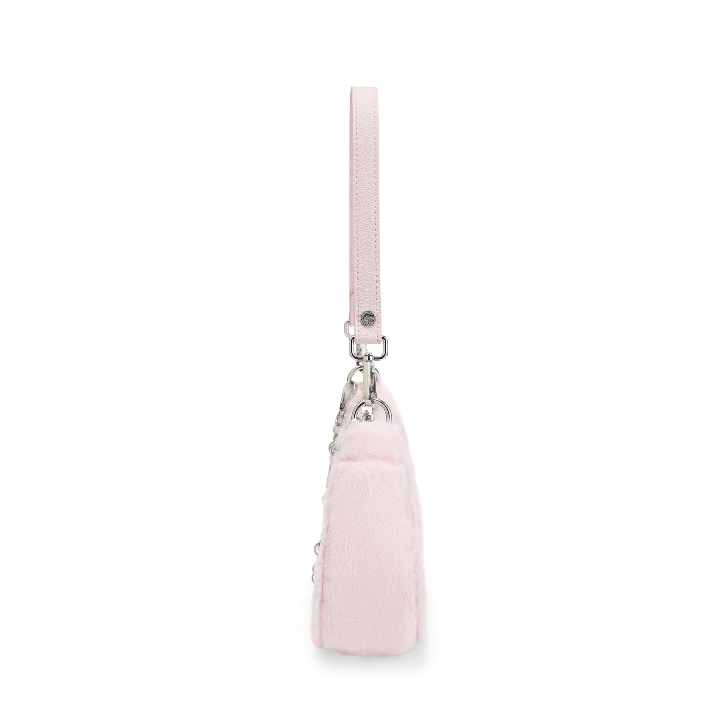 Pink Furry Shoulder Bag