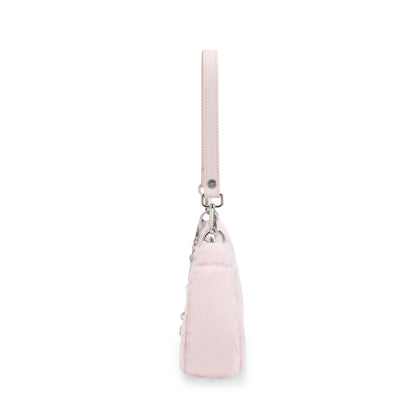Pink Furry Shoulder Bag