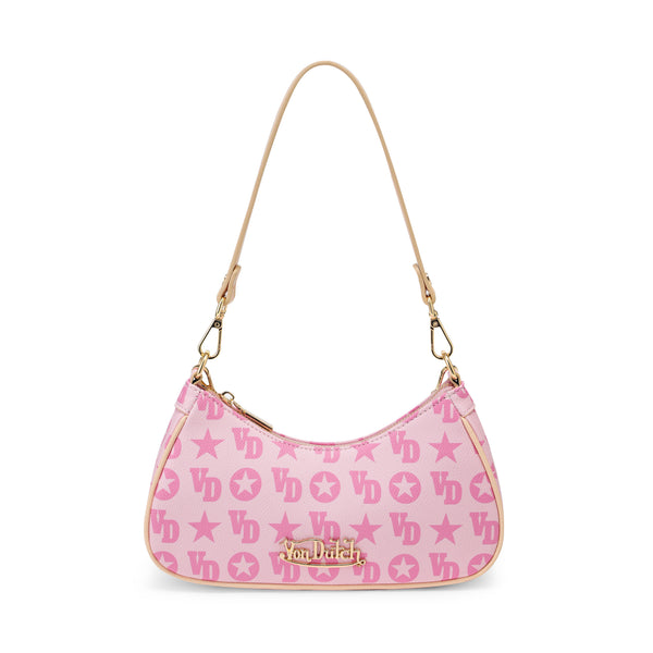 Pink Monogram Shoulder Bag