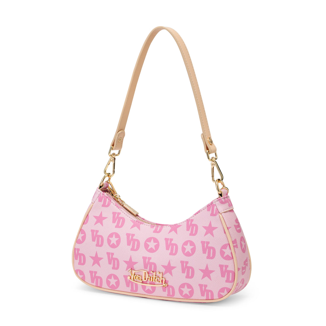 Pink Monogram Shoulder Bag