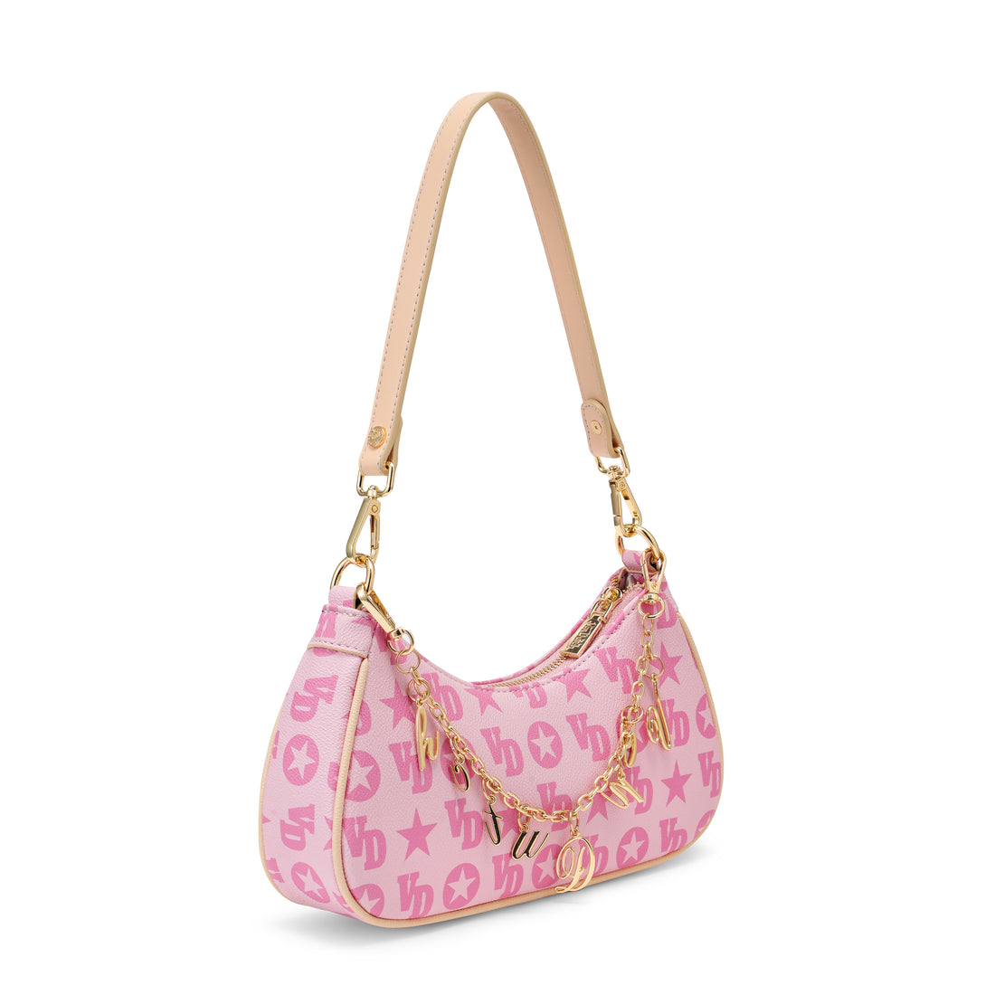 Pink Monogram Shoulder Bag