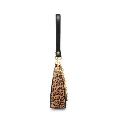 Gold Leopard Shoulder Bag
