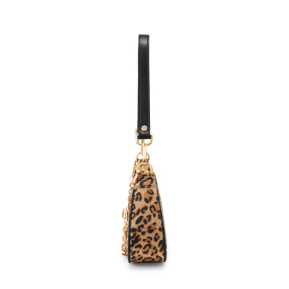 Gold Leopard Shoulder Bag