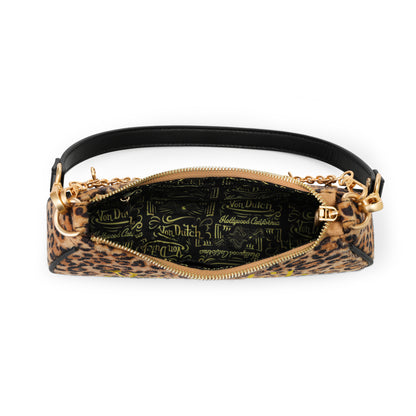 Gold Leopard Shoulder Bag