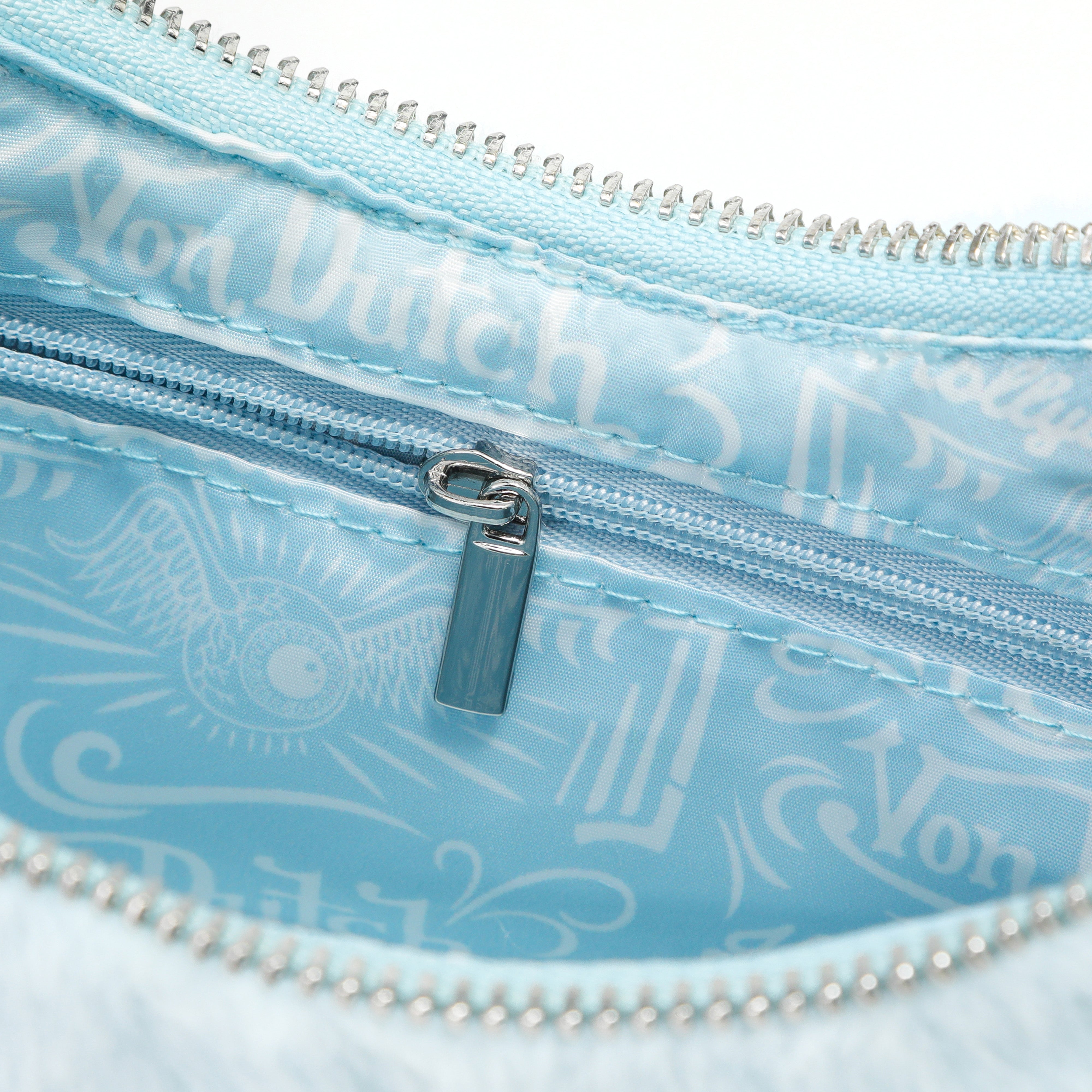 Blue Furry Shoulder Bag | Von Dutch