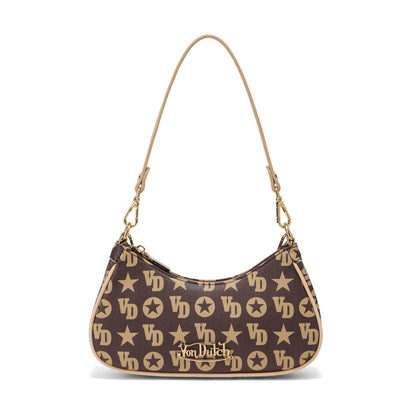 Brown Monogram Shoulder Bag