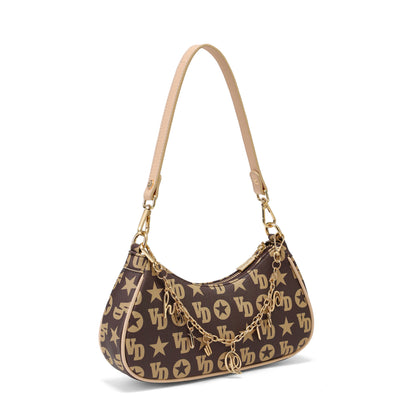 Brown Monogram Shoulder Bag