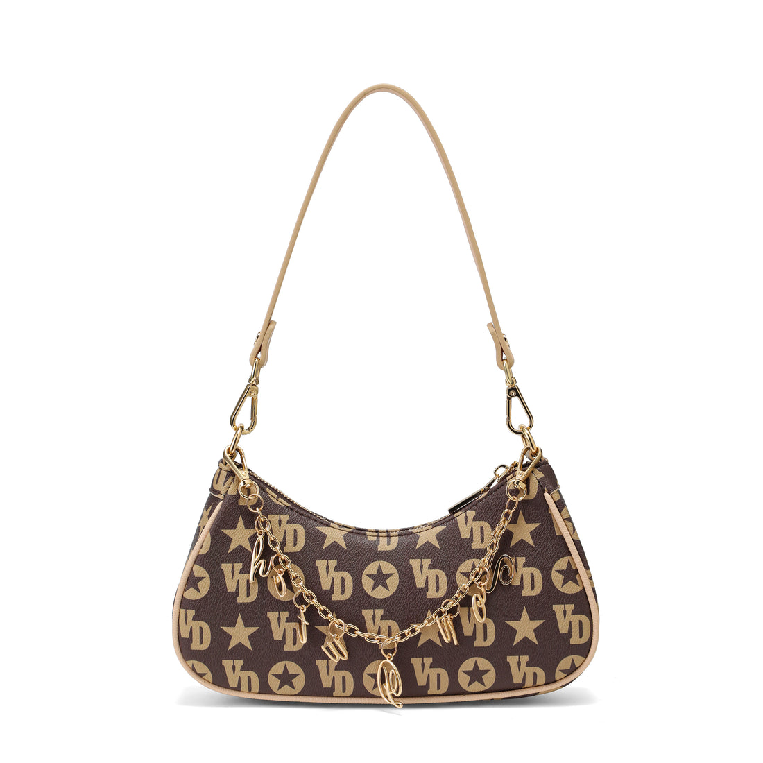 Brown Monogram Shoulder Bag