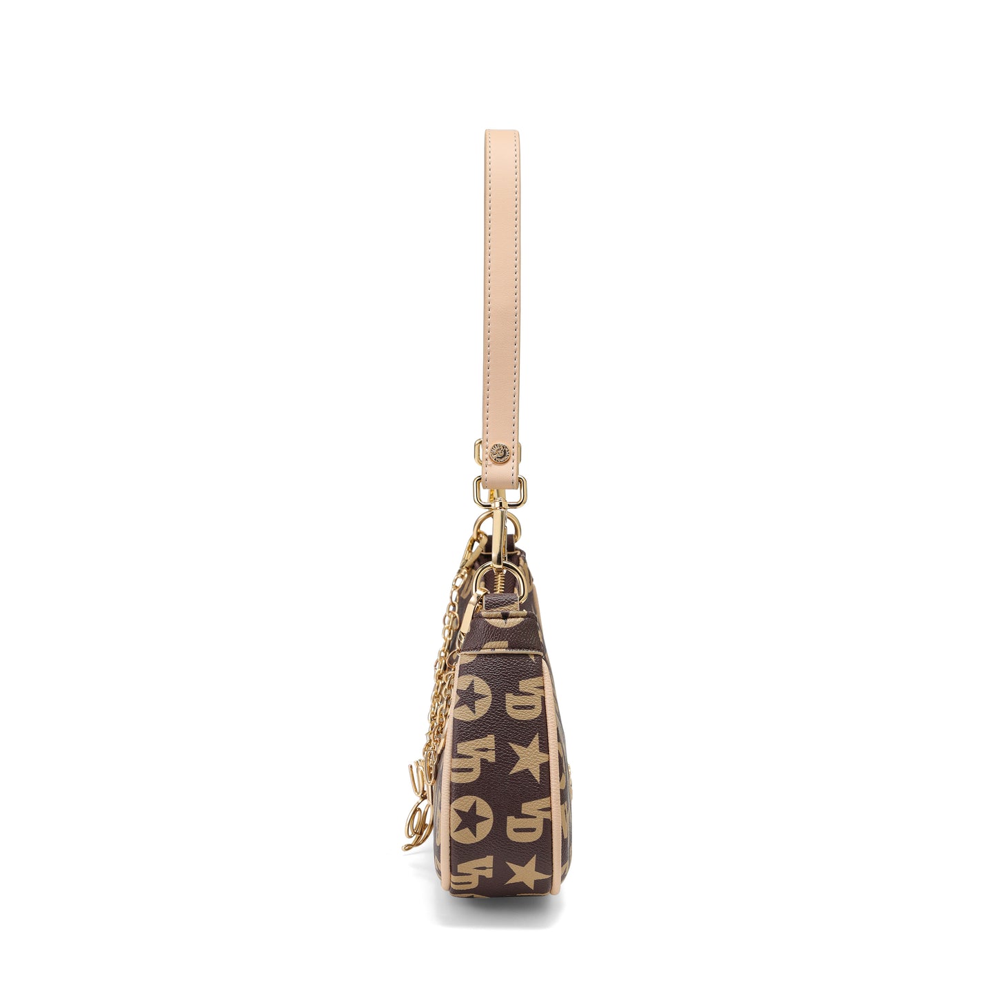 Brown Monogram Shoulder Bag