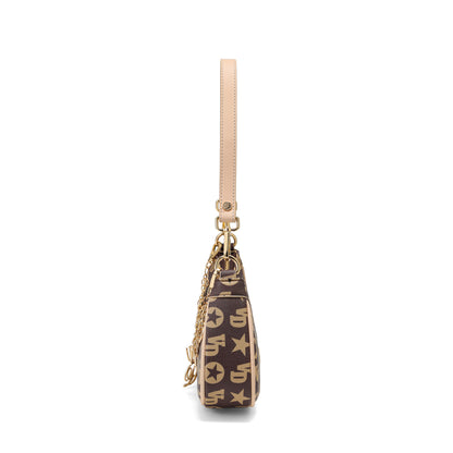 Brown Monogram Shoulder Bag