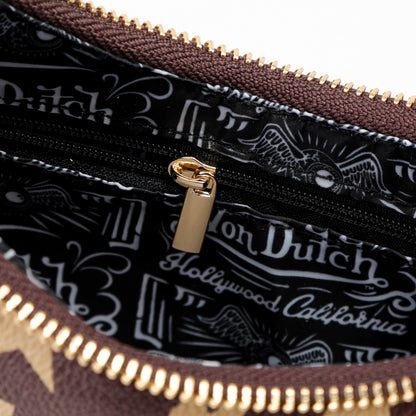 Brown Monogram Shoulder Bag