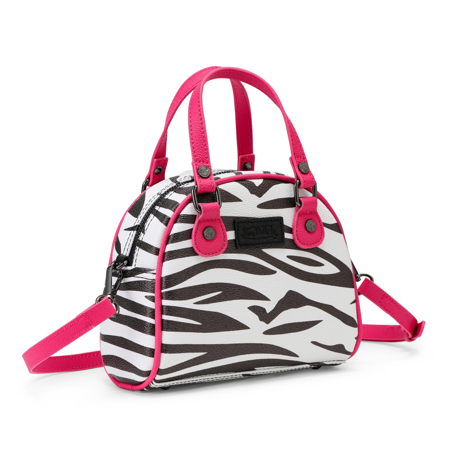 Zebra Bowling Bag - Pink
