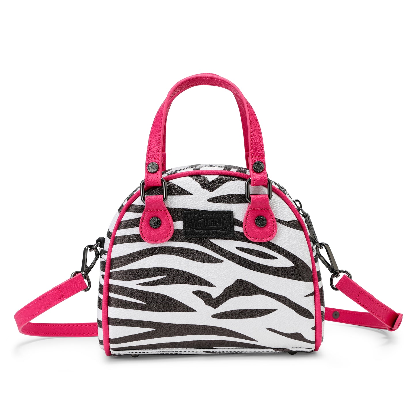 Zebra Bowling Bag - Pink
