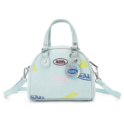 BOTTLE CAP CHARM KEYCHAIN - BLUE