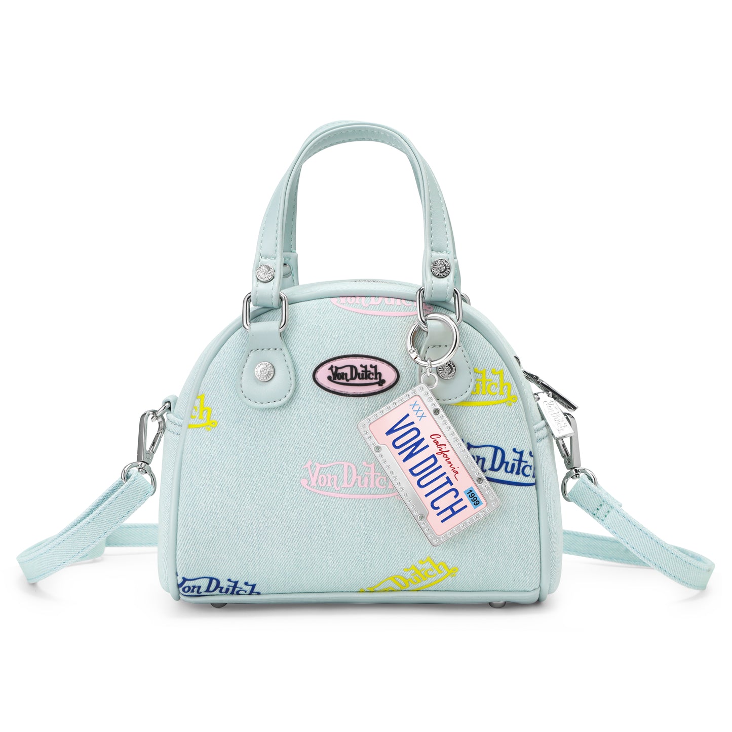 LICENSE PLATE KEYCHAIN - PINK