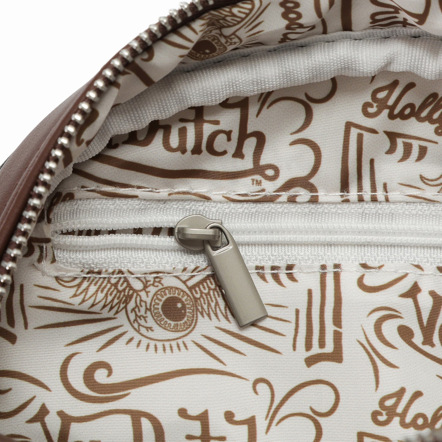 Brown & White Cow Print Vegan Pony Hair Bowling Bag